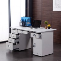 Waimaotong China supplier stylish commercial furniture low price metal single side table office desk