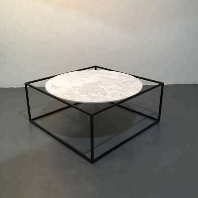 marble stainless steel coffee table accepted customised